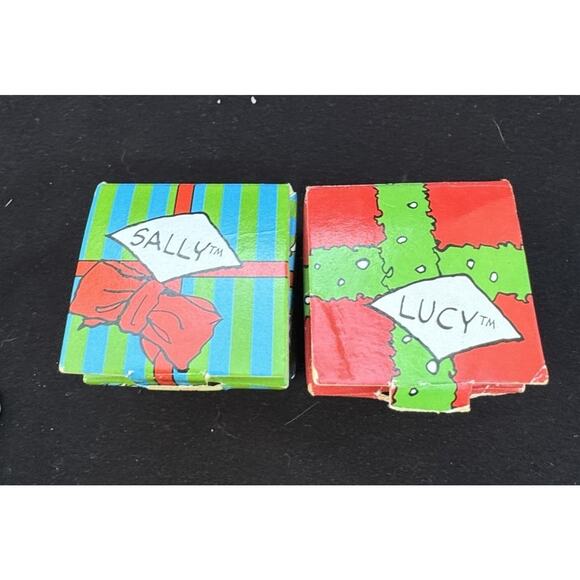 Vintage Silk Christmas Ornament Lot Peanuts Snoopy Lot Of 4 -LO2 - Picture 10 of 13